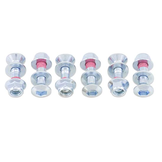 Kit tornillos y tuercas corona (6 unidades)