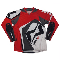 [MT2107XSR] Camiseta RIDER2 (Rojo, XS)