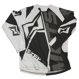 [MT2108MN] Camiseta STEP4 (Negro, M)