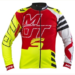 [MT4113MRY] Chaqueta STEP5 (Rojo/Fluo, M)