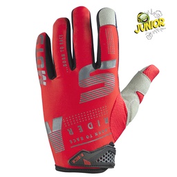 [MT1610LR] RIDER5 Junior Gloves (Red, L (10 years))