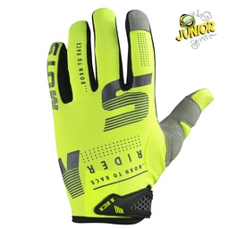 [MT1610LY] Guantes RIDER5 Junior (Fluor, L (10 años))