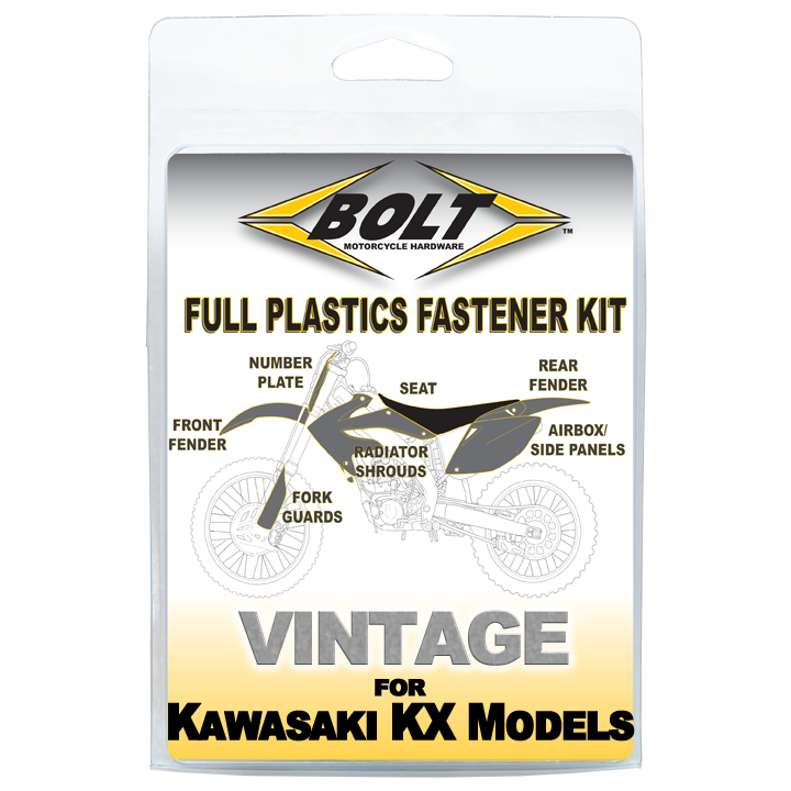 Plastic Fastening Kit KAWASAKI KX125/250(92-93)