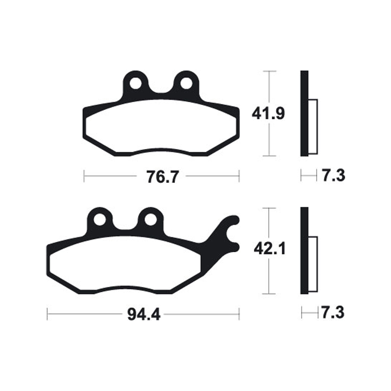 Rieju NKD 50/RS2 50 Front Brake Pads