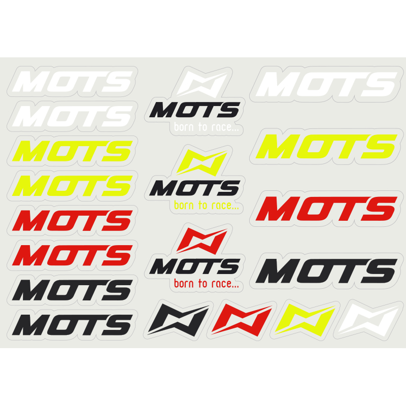 MOTS sticker sheet (21cms x 14.8cms)