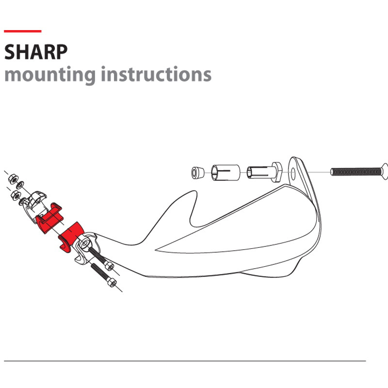 SHARP Universal Handguard Mounting Kit