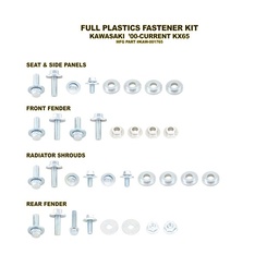 [BT-KAW-001765] Kit Sujeción Plásticos KAWASAKI KX65(00-21)