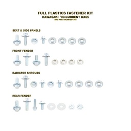 [BT-KAW-001765] Plastic Fastening Kit KAWASAKI KX65 (00-24)