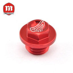 [CS-CA0053HD.R] Tapón Aceite Motor Montesa 4RT sin varilla, Rojo