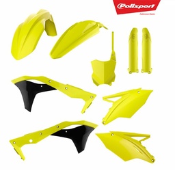 [PL90743] Plastic Kit KXF250 (17-18) Fluor Yellow