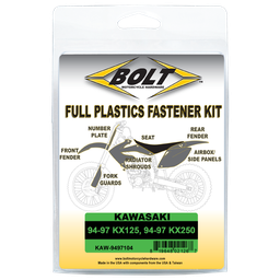 [BT-KAW-9497104] Plastic Fastening Kit KAWASAKI KX125/250(94-97)