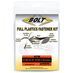[BT-KTM-9397101] Plastic Fastening Kit KTM 2T 125-360 (93-97)