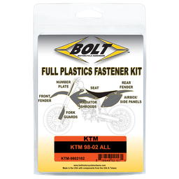 [BT-KTM-9802102] Plastic Fastening Kit KTM 2T 125-380 (98-02)