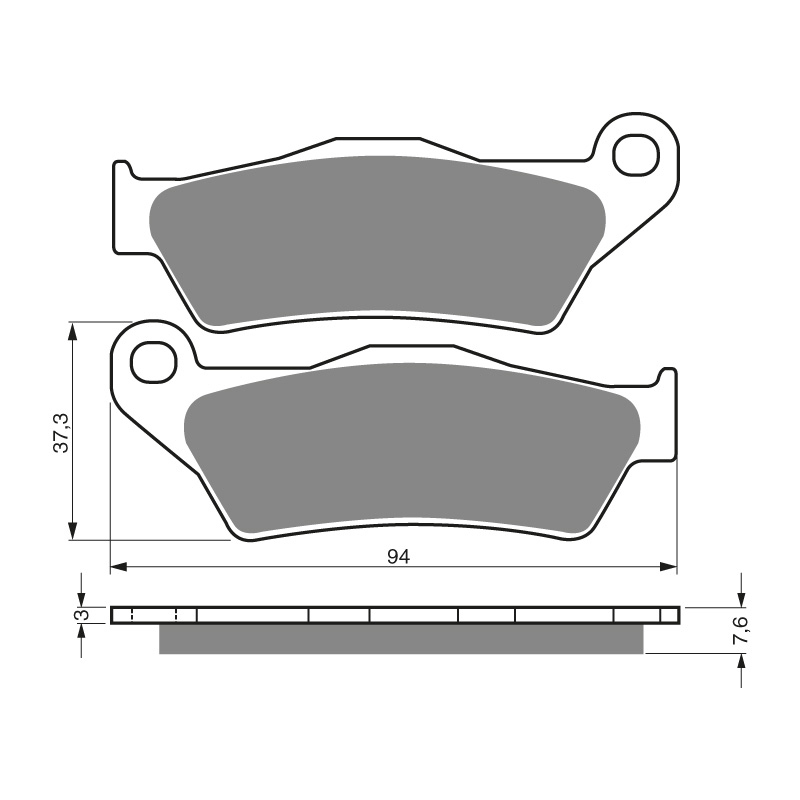 Pastillas freno delantero KTM/HUS/HQV/GAS 125-650(03-21) SX/TC/MC85(2021)