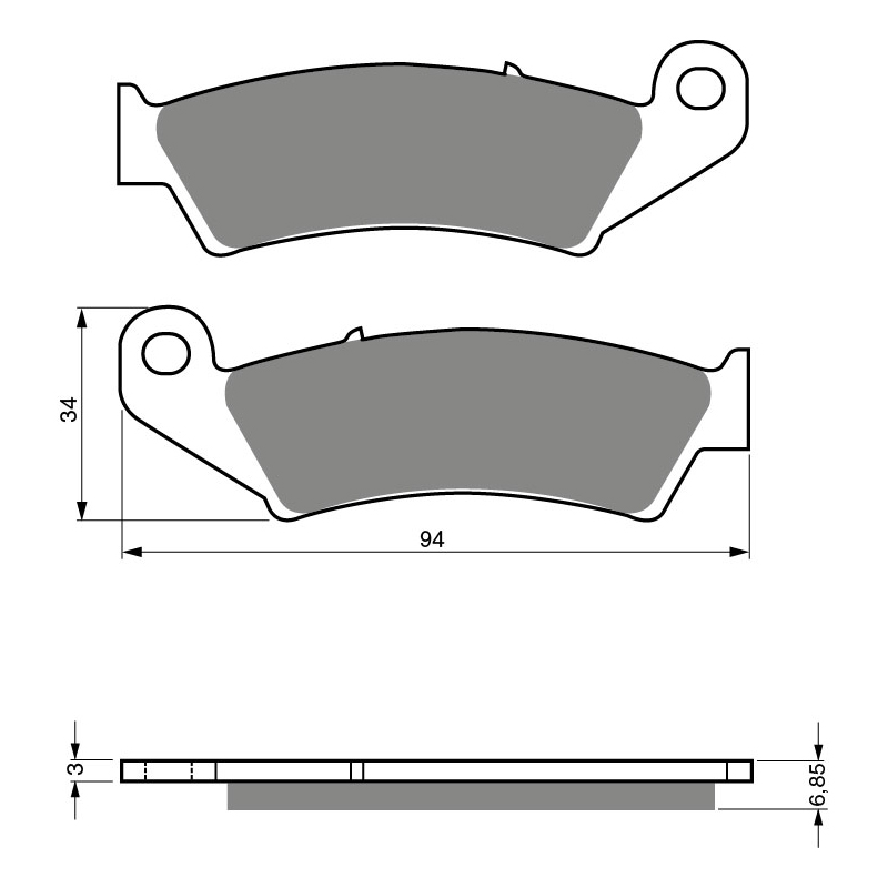 Pastillas freno delantero B/GG/HM/H/KW/SZ/YM Ver aplic.