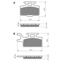 Pastillas freno delantero KX65(00- ) RM65(03-05)