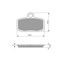 Pastillas freno delantero trial  ( Front Formula caliper)Gas Gas Pro/Racing/Raga(2012) Jotagas(2012) Sherco(12-13)