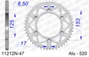 Corona aluminio HONDA CR/CRF 125/250/450 &gt;22