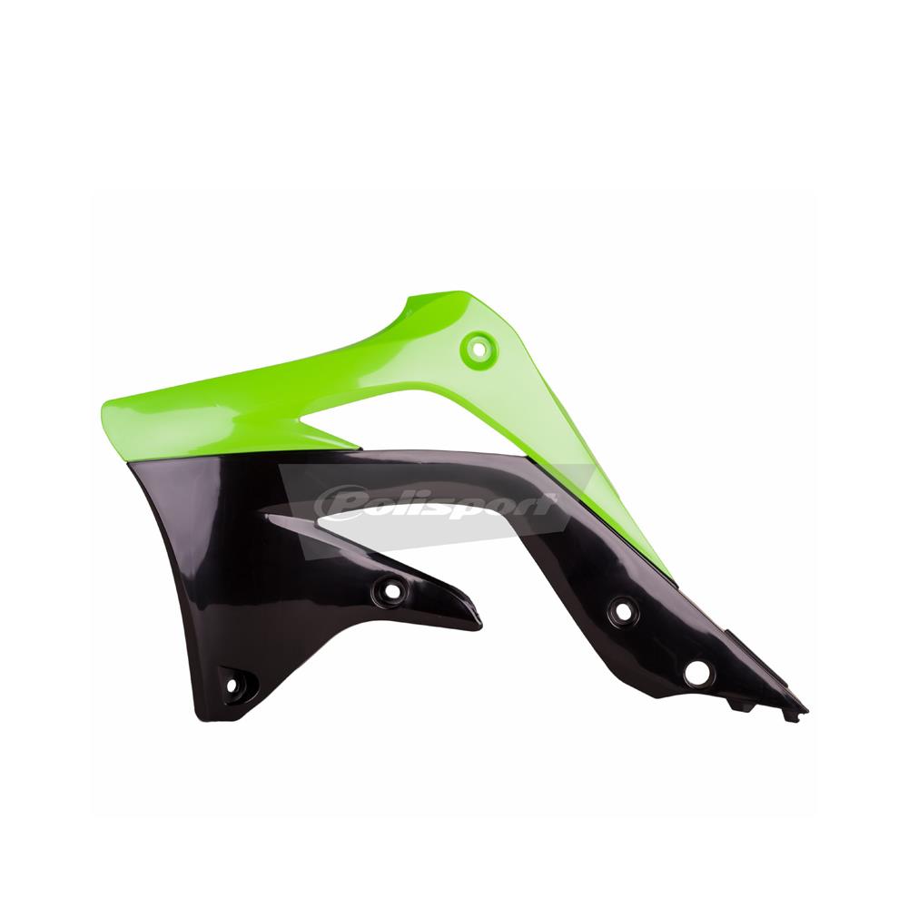 Radiator Scoops KXF450 (12-15) Green/Black