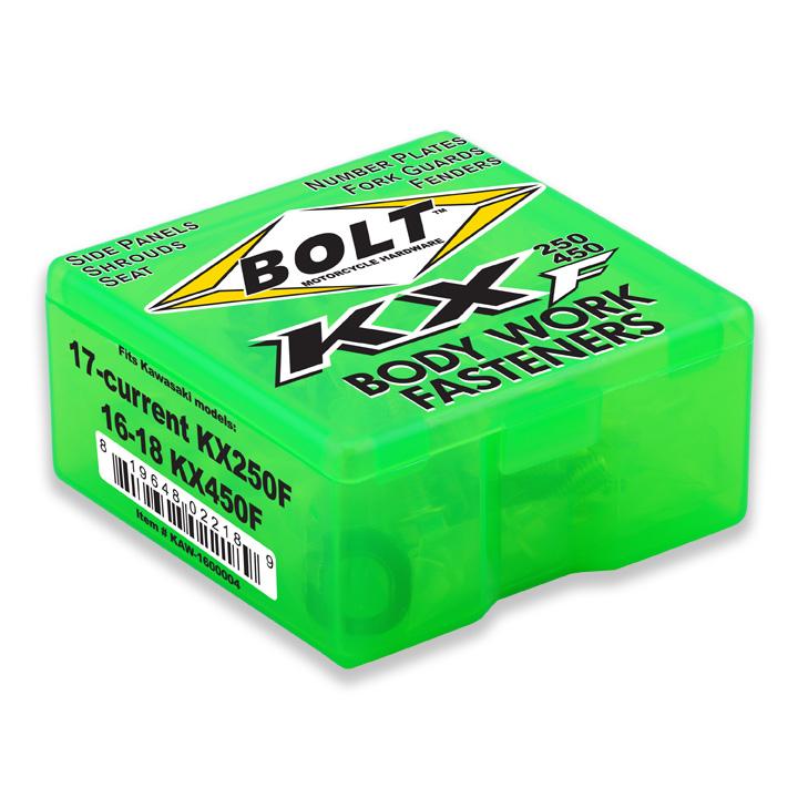 Kit Sujeción Plásticos KAWASAKI KX250F 21-25, KX450F 19-25, KX250XC/450XC 21-25