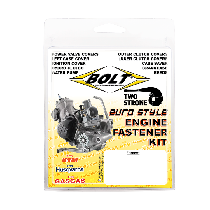 Engine Fastener Kit KTM/HQV/GAS SX/TC125-150 23-25, EXC/TE150 24-25, MC125-150 24-25