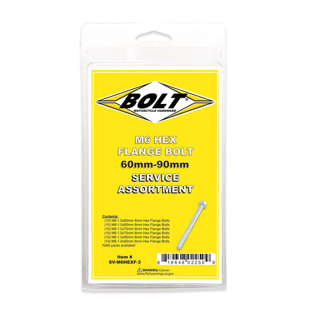 Kit Taller Tornillo Hexagonal Japonesas M6 8mm (60mm-90mm)  