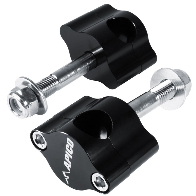 Handlebar Clamps End/Mx 28.6mm (12mm Axle) Black