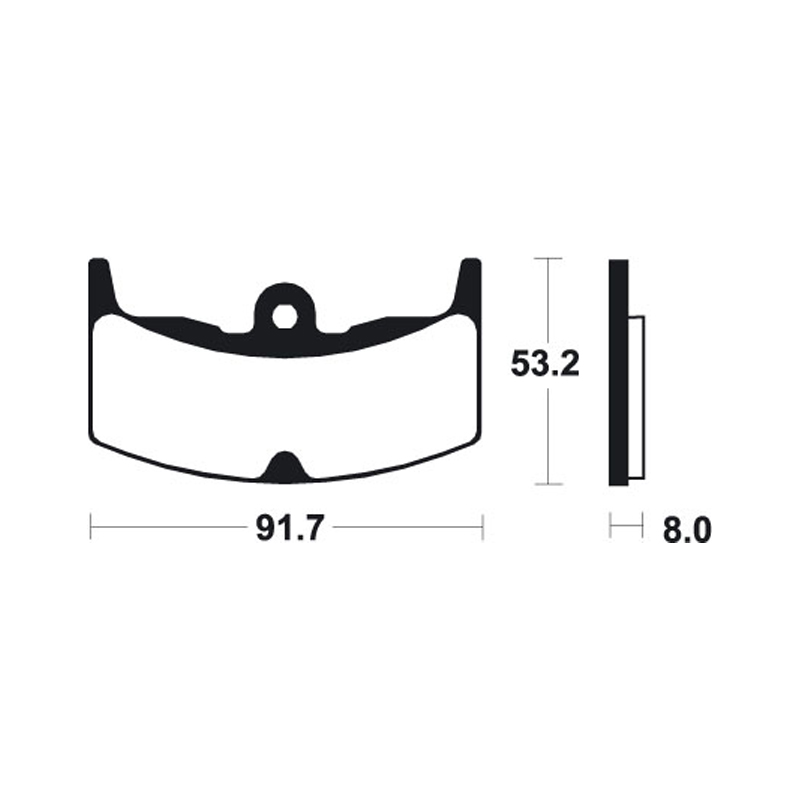 Brake Pads Honda CBX 550-650 front