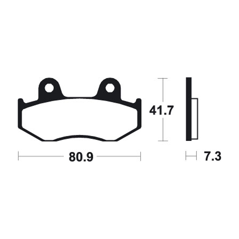 Brake Pads Honda XL125 XR600 (83-87) FRONT