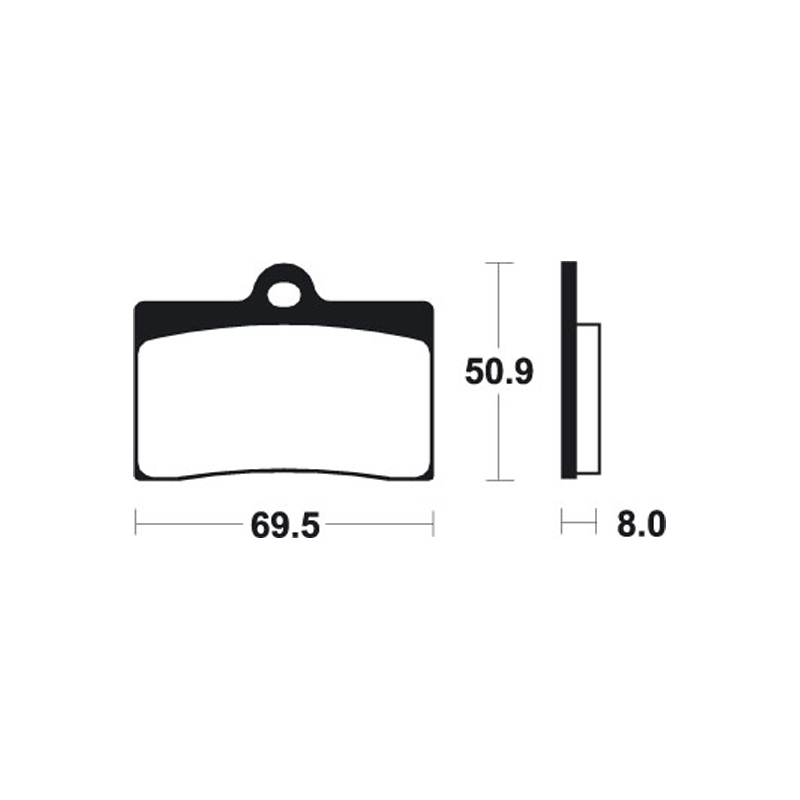 Cagiva MITO Brake Pads - KTM LC4 monster (94-99) front