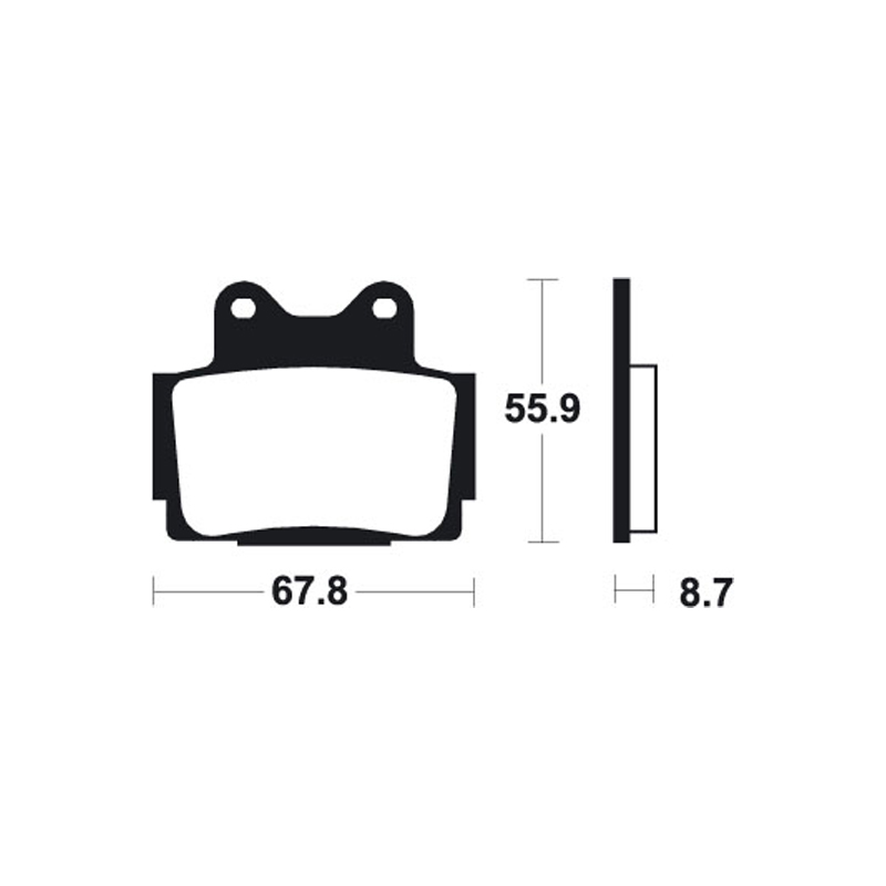 Pastillas de Freno Yamaha TZR125 - RD350-XJ600