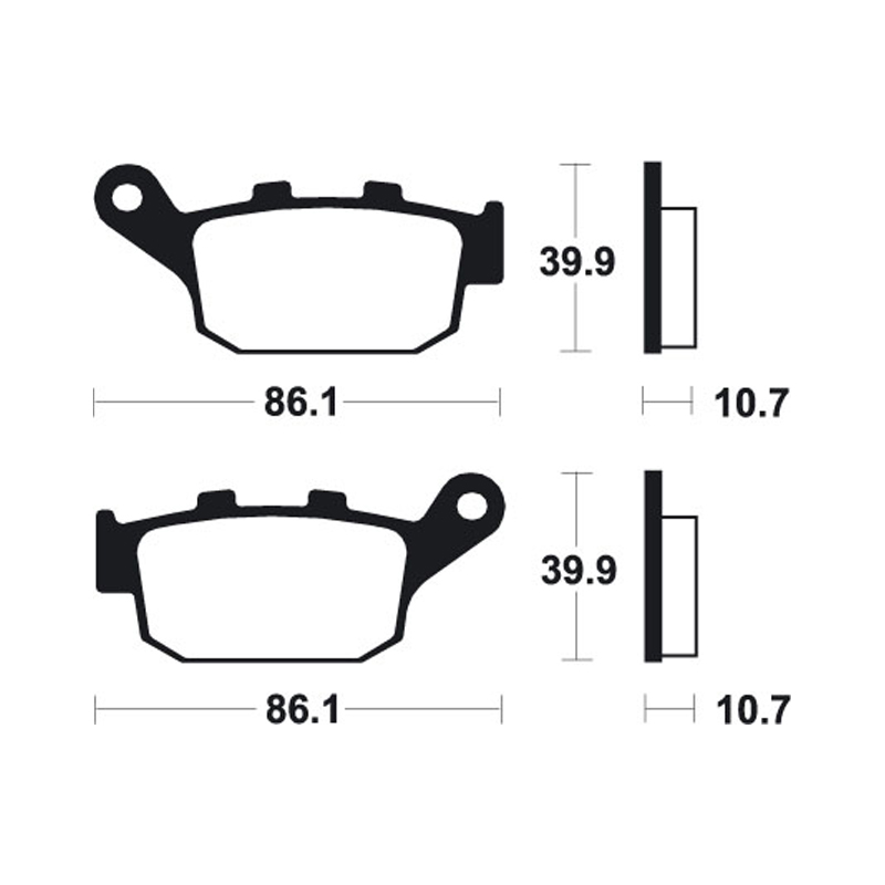 Brake Pads Honda XL600/XRV750 Africa Twin