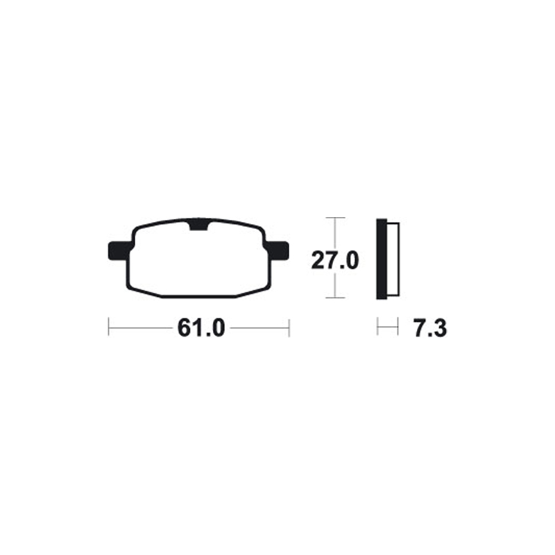 Brake Pads Peugeot 50 V-Clic/Yamaha Jog50