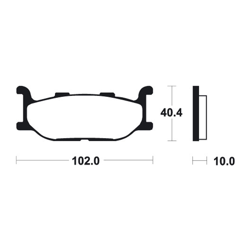 Brake Pads Yamaha T-MAX (01-03) Majesty (04-)