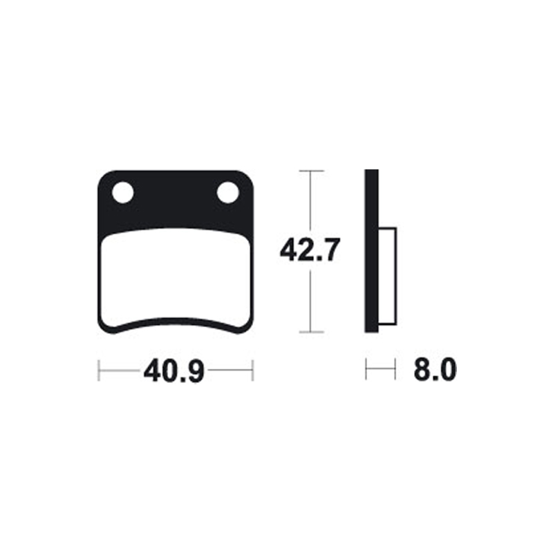 Brake Pads Honda SR50 Dio Front