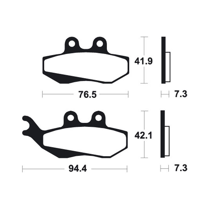 Vespa GTX/LX 125 Brake Pads