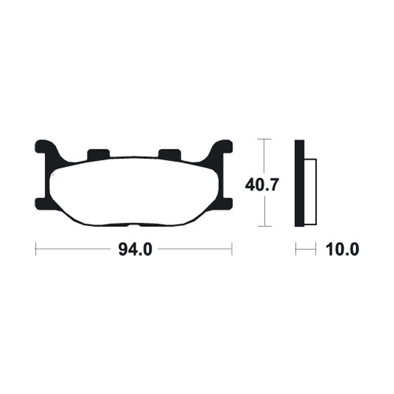 Pastillas de Freno Yamaha SR125 (97-02) Delantera