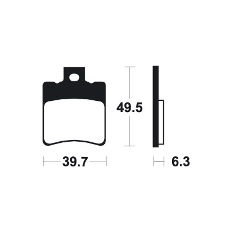 Aprilia SR50 Front Brake Pads