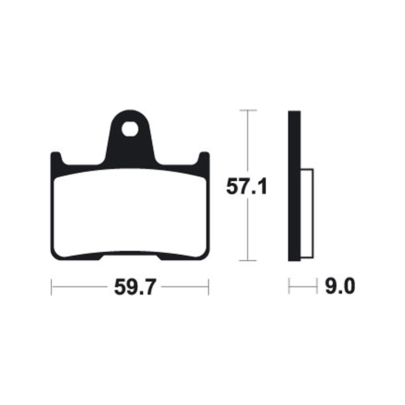 Brake Pads Suzuki GSXR1000/GSX650 Bandit rear