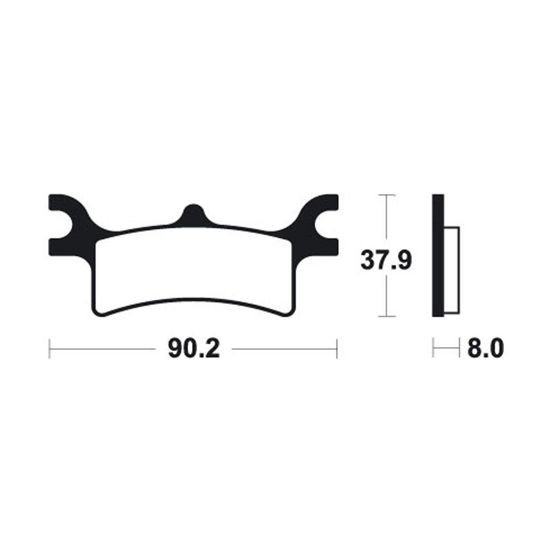 Polaris Rear Brake Pads