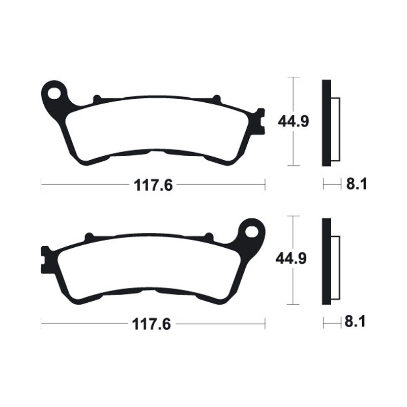 Suzuki Sixteen-Burgman 200 Front Brake Pads