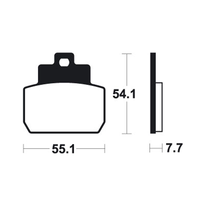 Piaggio 250 X8/X9 Rear Brake Pads