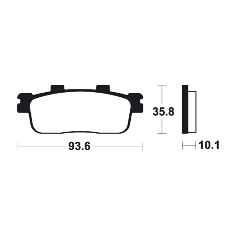 SYM 200 Evo Rear Brake Pads