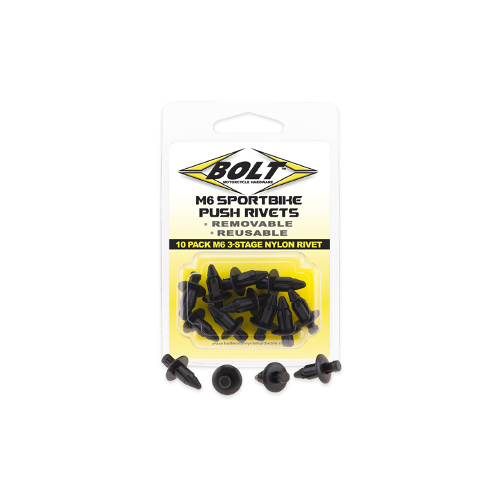 Nylon M6 Rivets (10 units)