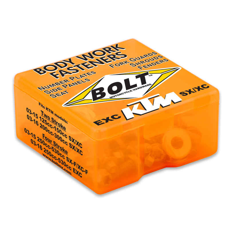 Plastic Fastening Kit KTM SX/SX-F125-450 (03-15) SX250 (03-16) EXC/EXC-F125-530 (03-16)