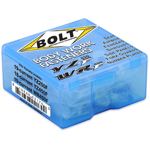 PLASTIC FASTENER KIT YAMAHA YZ250F 19-23, YZ450F 18-22, YZ/WR250F/FX 20-23, YZ/WR450F/FX 19-23