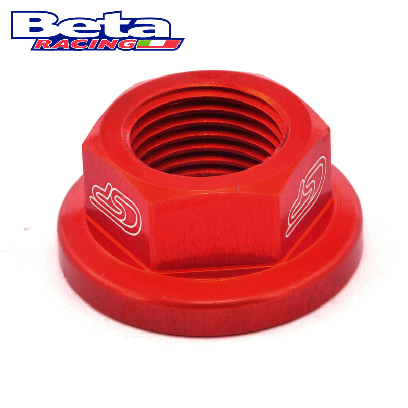 Rear Axle Nut Beta, Red