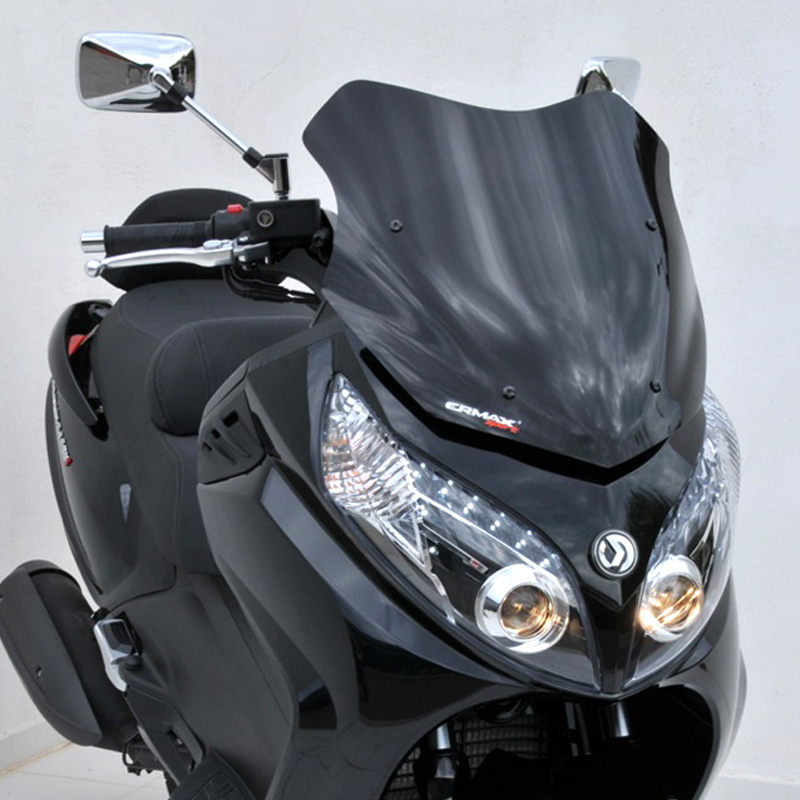 Scooter SPORT windshield (+ mounting kit) MAXSYM 400/600 11/16 Dark black