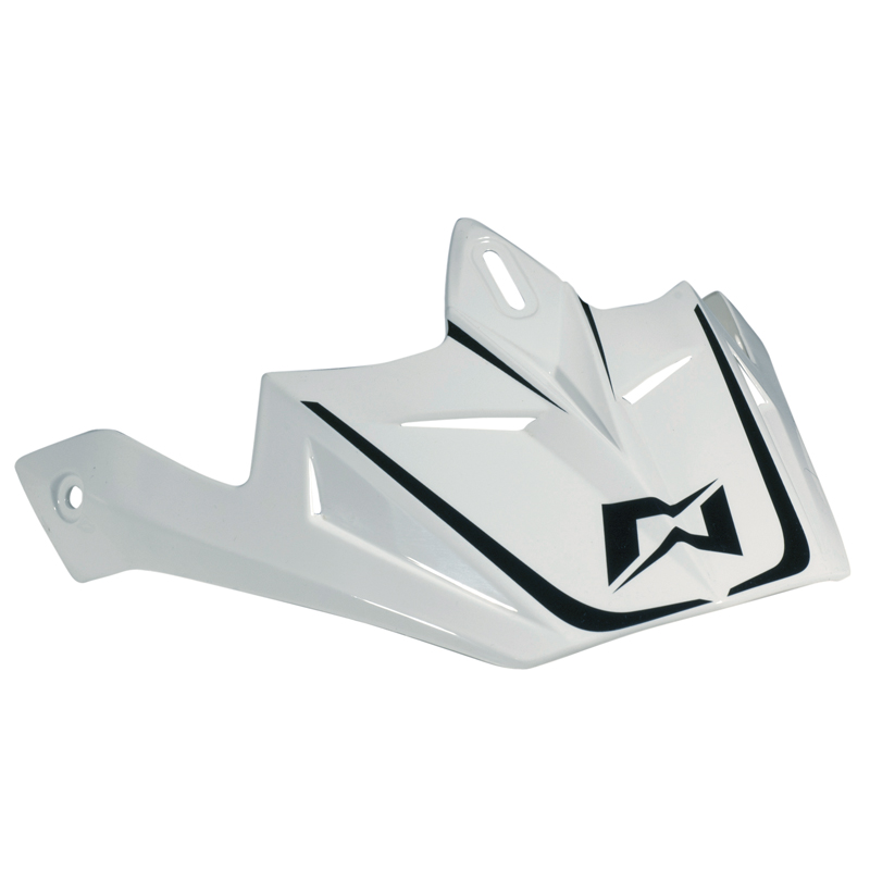 GO FAST White Helmet Visor