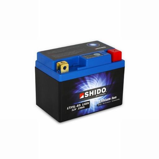 Shido LTX5L-BS Lithium Ion Battery KTM Beta